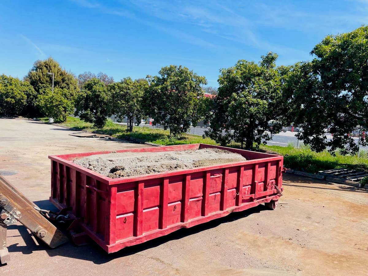 Clean Soil dumpster rental