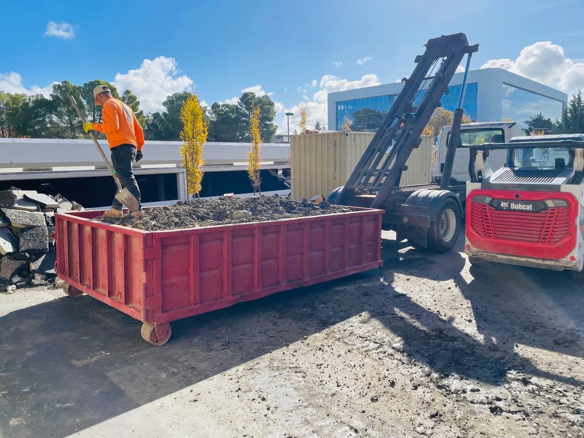 Dumpster rental services